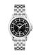 Ferro Men's Watch Battery with Silver Metal Bracelet