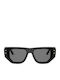 Dior Unisex Γυαλιά Ηλίου με Μαύρο Κοκκάλινο Σκελετό και Μαύρο Φακό S15I 10A0 01A