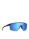 Maui Jim Unisex Γυαλιά Ηλίου με Μαύρο Κοκκάλινο Σκελετό και Μπλε Καθρέφτη Φακό palunaB595-02A