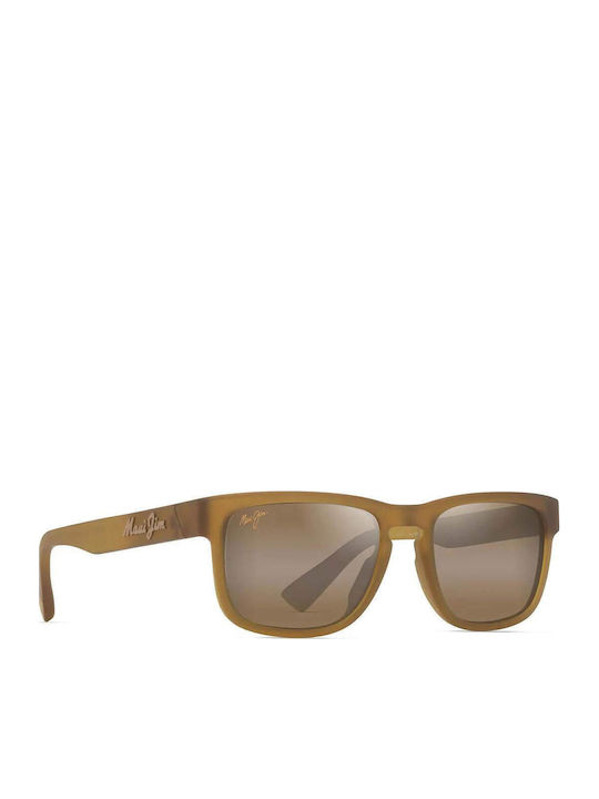Maui Jim Унисекс Слънчеви Очилa с Кафява Пластм...