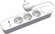Plastrol Power Strip 3 Positions with USB-A, USB-C, Switch and Cable 3m