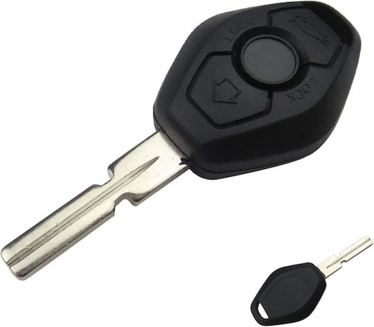 Techstar Autoschlüssel Schutzhülle 3 Tasten 4-Spur Klinge Bmw – Kompatibilität E46 E39 E60 X3 X5