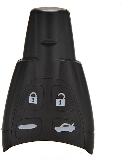 Techstar Autoschlüssel Schutzhülle Kompatibilität Saab 93 95 9-3 9-5 4 Tasten