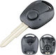 Techstar Car Key Case Compatible With Ssangyong Actyon Kyron Rexton SUV Ssy3 Blade Screw 1 Button