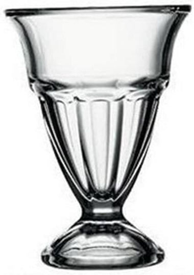 Pasabahce Ice Cream Serving Bowl Round Glass Transparent with Diameter 10.2cm