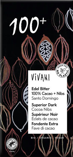 Green Bay Organic Ciocolata Amaruie cu 100% Cacao 80gr 5buc