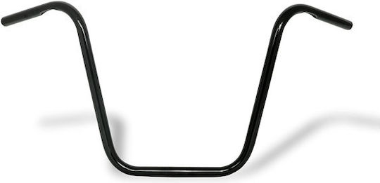 Motorcycle Handlebar Harley-Davidson Black Apehanger Handlebar 16" Rise 1" Black