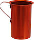 Aluminum Wine Meter Red 500g Diameter 8 5x12.5cm Greek Manufacturing