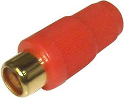 Rca Женски Кабелен Конектор Id5mm Златист Пластмасов Червен Rj227g Ultimax Брой:10 01.099.0050 Rca Женски Кабелен Конектор Id5mm Златист Пластмасов Червен Rj227g Ultimax Брой:10 01.099.0050