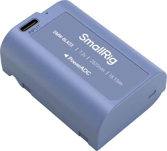 SmallRig 4906 Kamera-Batterie Panasonic DMW-BLK22 USB-C