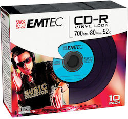 Emtec Εγγράψιμα CD-R 10τμχ