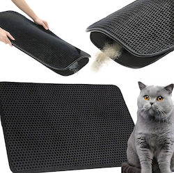 Zola Katzenklo-Zubehör Fußmatte Xxl Größe 60 X 45 Cm Doppel Rutschfest Schwarz