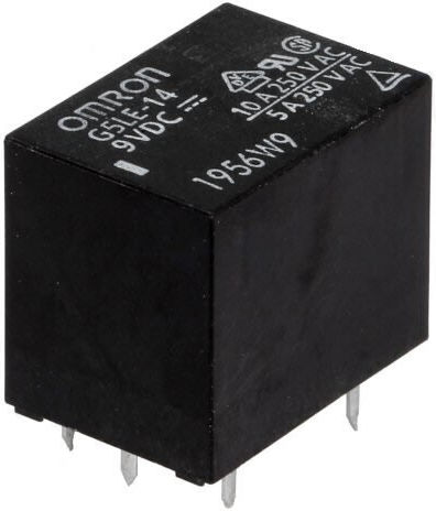 Ρελέ Relay Mini 1p Coil 9v Dc 10a G5le-14 9dc Omron