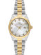 Ferro Men's Watch Battery with Silver Metal Bracelet