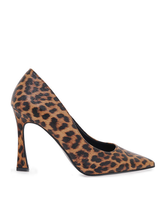 Seven Pumps mit hohem Absatz Animal Print