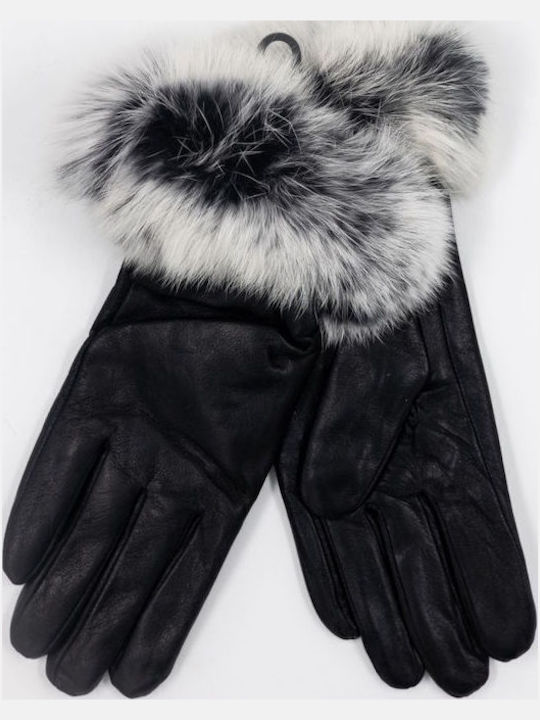 Beige Leder Handschuhe
