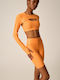 Women's Bike Leggings Firming Orange