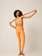 Women's Long Legging Orange