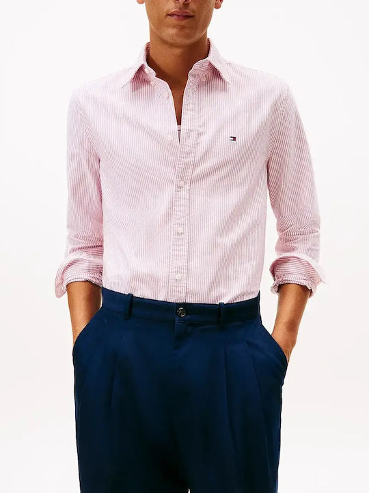 Tommy Hilfiger Long-sleeved Shirt Striped Red