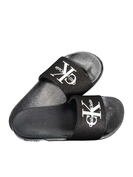 Calvin Klein Herren Slides Schwarz