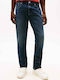 Scanton Ανδρικό Παντελόνι Τζιν με Slim Εφαρμογή Denim Blue Black