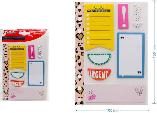 Sticky Memo Pads 7x20 Pieces
