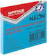 Sticky Notes Office Products Neon 76x76mm 100 Pieces Blue 14046611-01