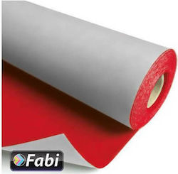 Fabi Χαρτί Βελουτέ 70x1000εκ. Κόκκινο