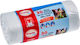 Trash Bags Capacity 20lt with Handles 30pcs White