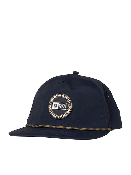 Salty Crew Topshot Snapback Cap Navy