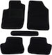 Car Mats Carpet Medium Quality Black Citroen C2 Set 2003-2009 5 Pieces