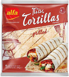 Alfa Τορτίγια Τορτίγια Grilled 370gr 6τμχ Alfa Τορτίγια Τορτίγια Grilled 370gr 6τμχ