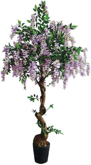 Arbore Artificial de Exterior Wisteria chineză White 200cm Artekko
