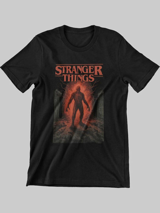Kids' T-shirt Black Stranger Things