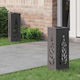 vidaXL Set of 2 Solar Lights Street Warm White ...