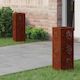 vidaXL Set of 2 Solar Lights Street Warm White ...