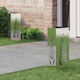 vidaXL Set of 2 Solar Lights Street Warm White ...