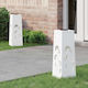 vidaXL Set of 2 Solar Lights Street Warm White ...