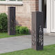 vidaXL Set of 2 Solar Lights Street Warm White ...