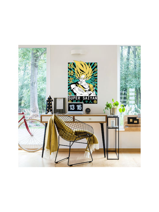 Super Saiyan Goku Dragon Ball Wall Sticker Stick2437 130cm