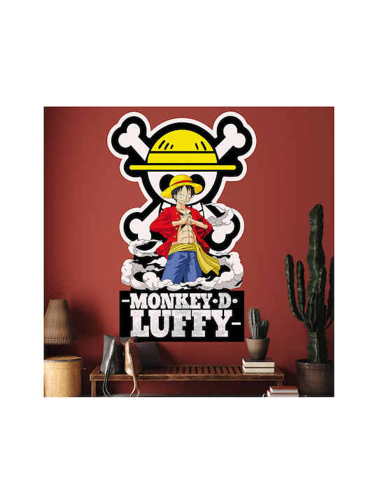 Monkey D Luffy Straw Hats One Piece Wall Sticker Stick2433 100cm