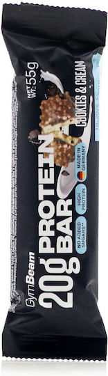 GymBeam Bar Baton Proteină cu Aromă Fursecuri și cremă 20gr