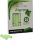 Sertiko Pipes with Screen Green 24 Pieces