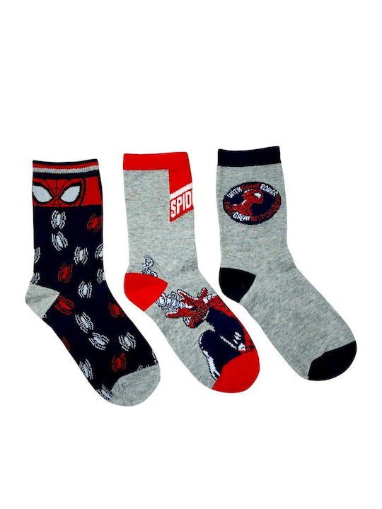 Disney Șosete pentru Copii Spiderman Colorful 3 Perechi