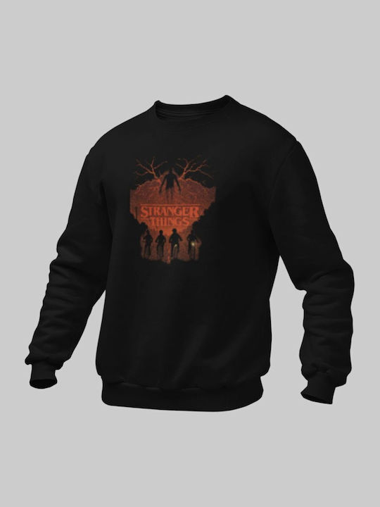 Fleece Kinder-Sweatshirt Schwarz