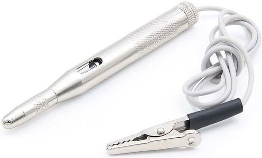 Techstar D0086-y Pix Testare Tensiune Auto DC 6V 12V 24V 115x10 Mm Compatibil Mașini Bărci Motociclete Motoare Mici Argintiu