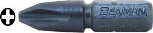 Benman Бит за Винтоверт Кръст с Размер PH3 3x25mm