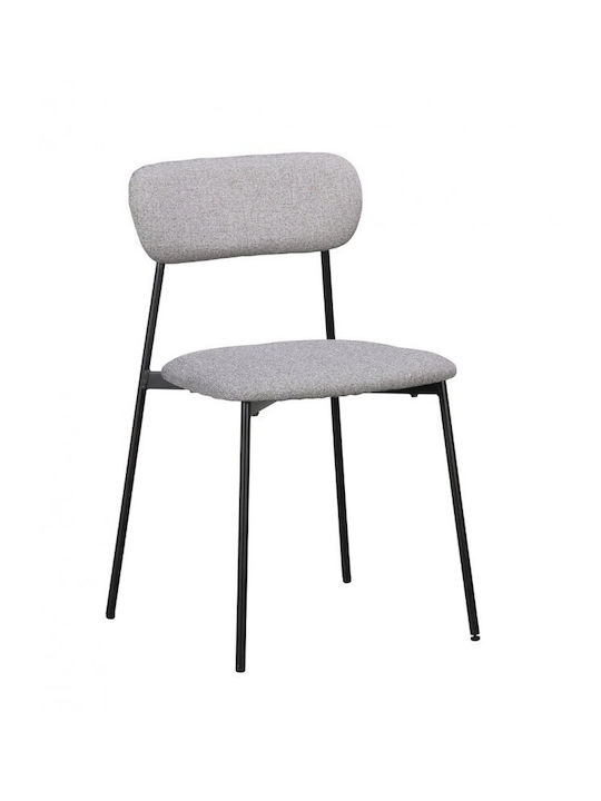 Inka Dining Room Fabric Chair Black/Grey 45x49x...