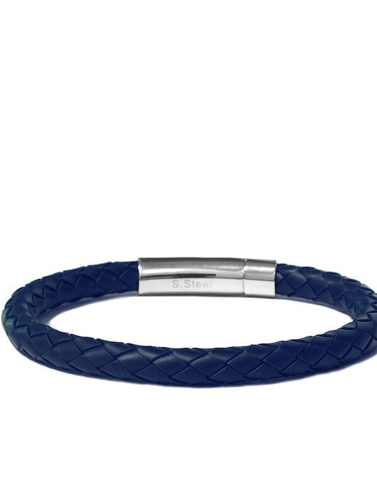 Borsari Men's Leather Bracelet