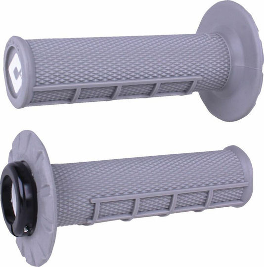 Odi Griff Geschlossen Lenker 22mm Länge 12,5cm Lock-on Cam Diamond Knurled Half Waffle Ohne Flansch Universell Weich J33hwg-b Grau
